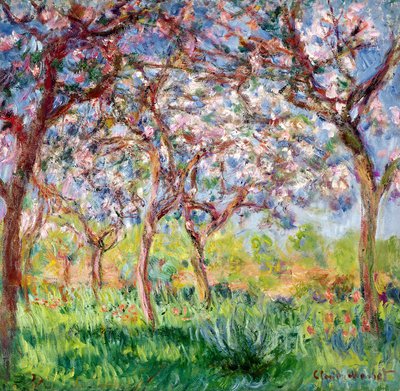 Frühling in Giverny, 1903 von Claude Monet